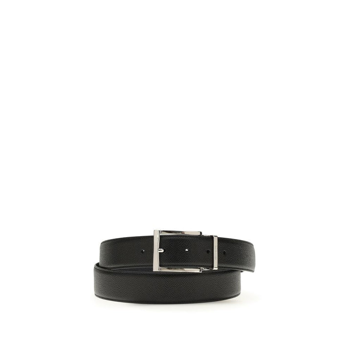 Ferragamo Blue Calf Leather Bos Taurus Regular Belte
