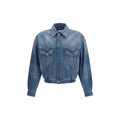 Versace Blue Cotton Clothing