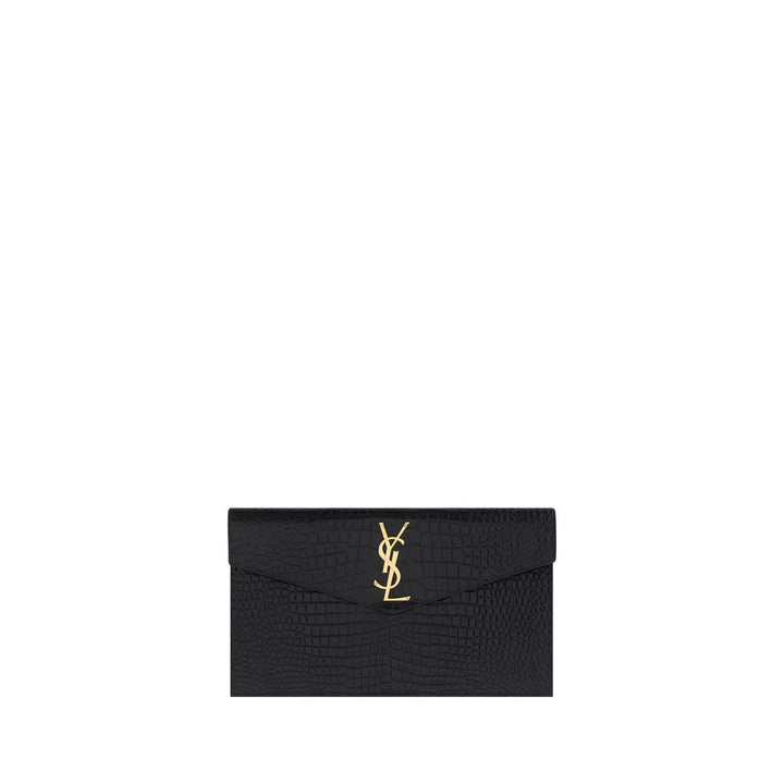 Saint Laurent svarte kalveskinn Bos Taurus-tilbehør