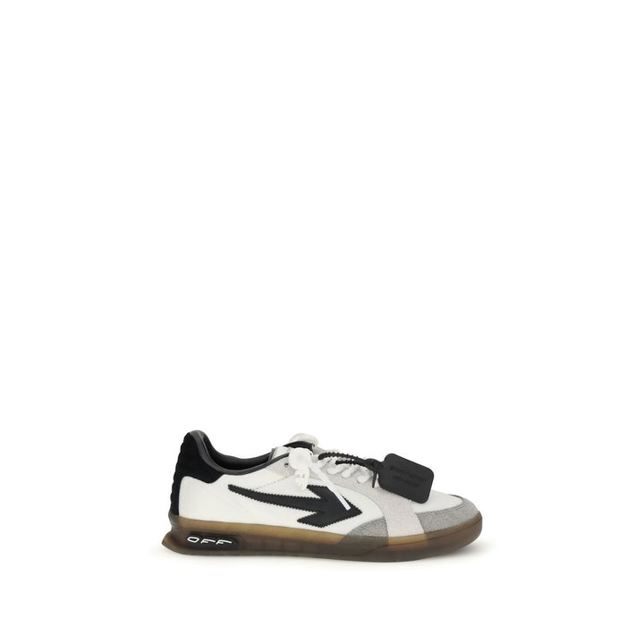 Off-White Flerfarget Kalveskinn Bos Taurus Lave Joggesko
