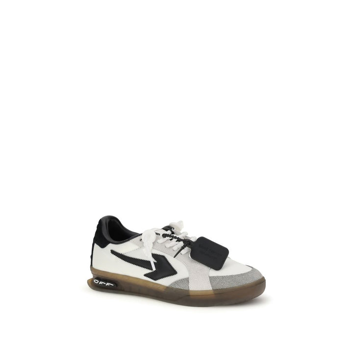 Off-White Flerfarget Kalveskinn Bos Taurus Lave Joggesko