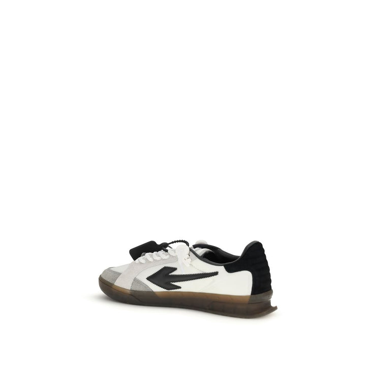 Off-White Flerfarget Kalveskinn Bos Taurus Lave Joggesko