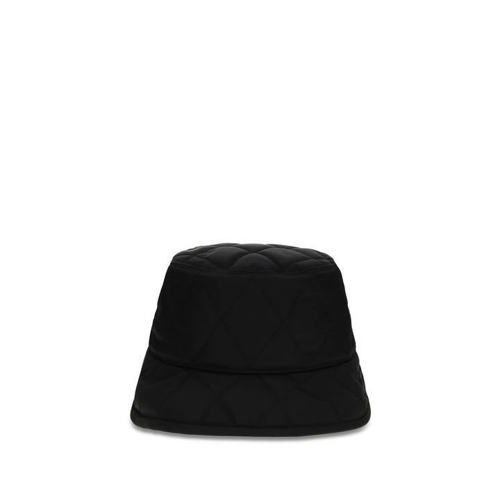 Burberry sort bøttehatt i polyamid