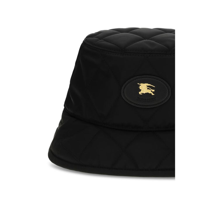 Burberry sort bøttehatt i polyamid