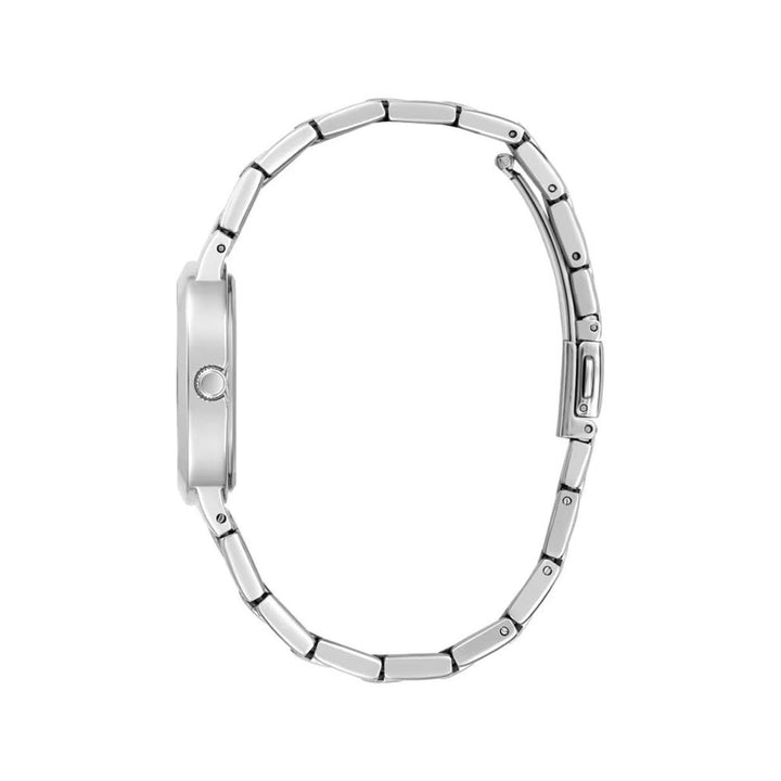 Guess Gray klokke med rustfri stålkasse og -lenke