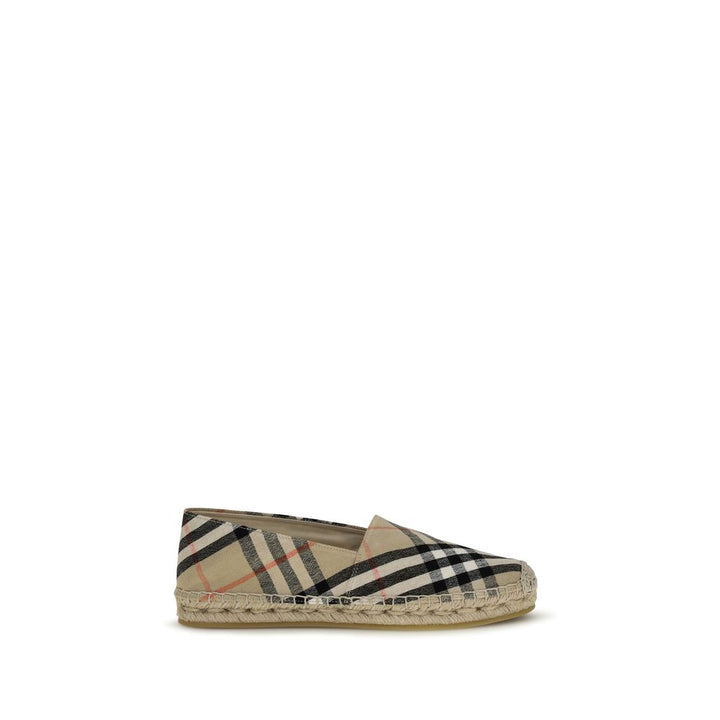 Burberry espadriller i flerfarget bomull
