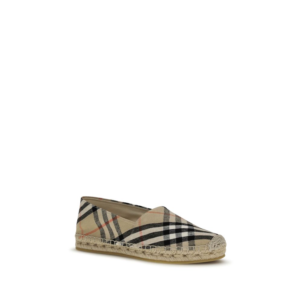 Burberry espadriller i flerfarget bomull