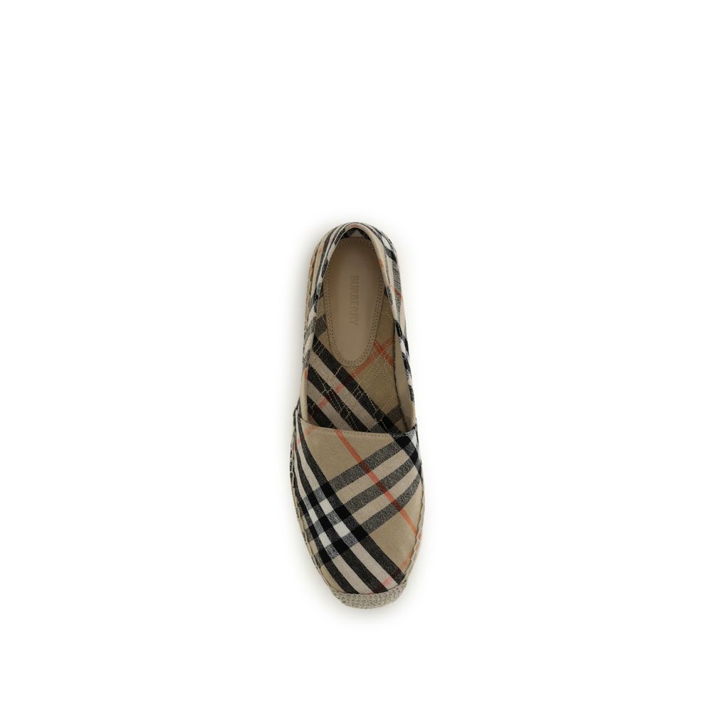 Burberry espadriller i flerfarget bomull