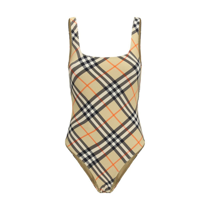 Burberry Beige Badedrakt i Polyamid