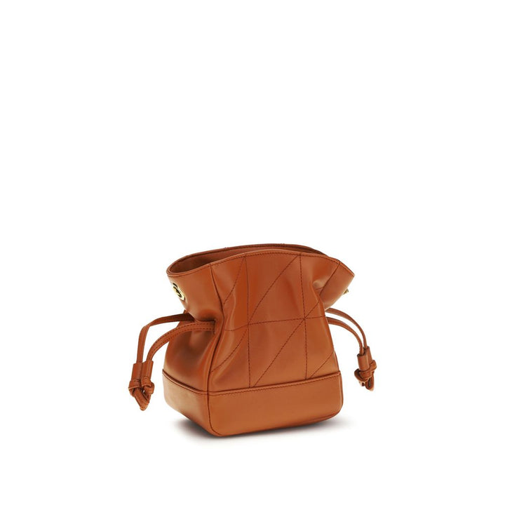 Saint Laurent Oransje Lammeskinn Ovis Aries Aries Clutchveske