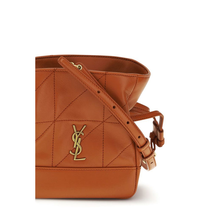 Saint Laurent Oransje Lammeskinn Ovis Aries Aries Clutchveske