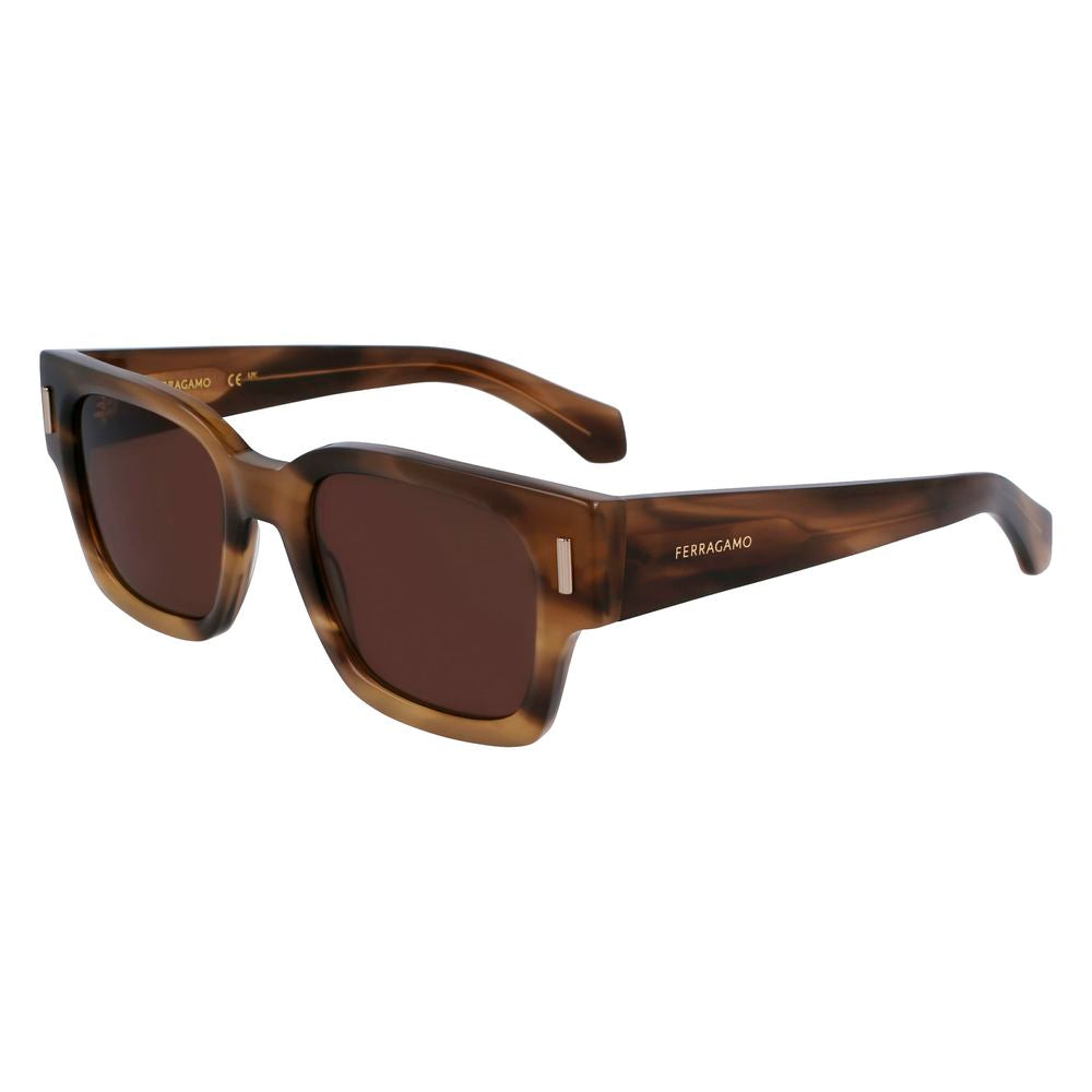 Gafas de sol Ferragamo de acetato marrón