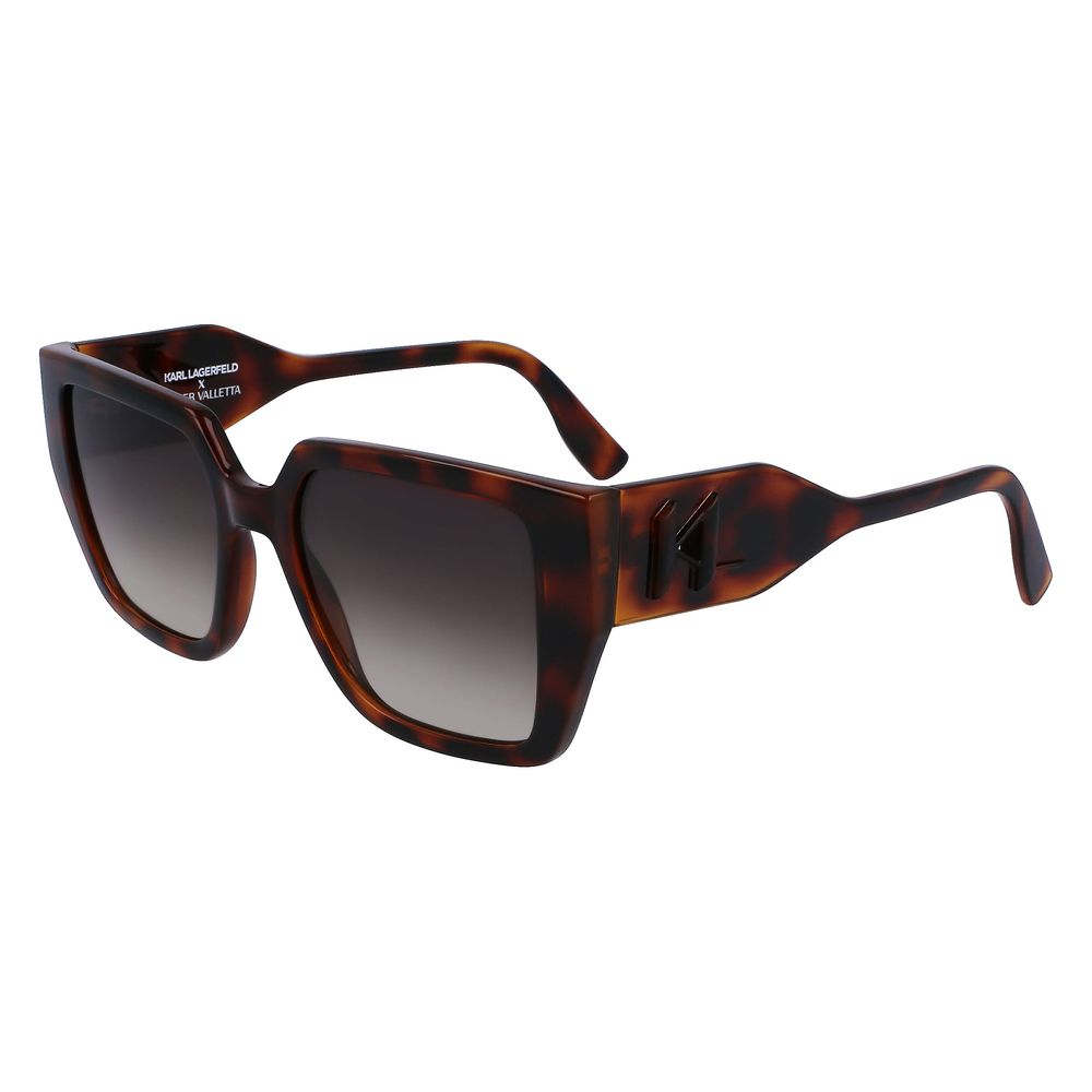 Karl Lagerfeld brune, injiserte solbriller