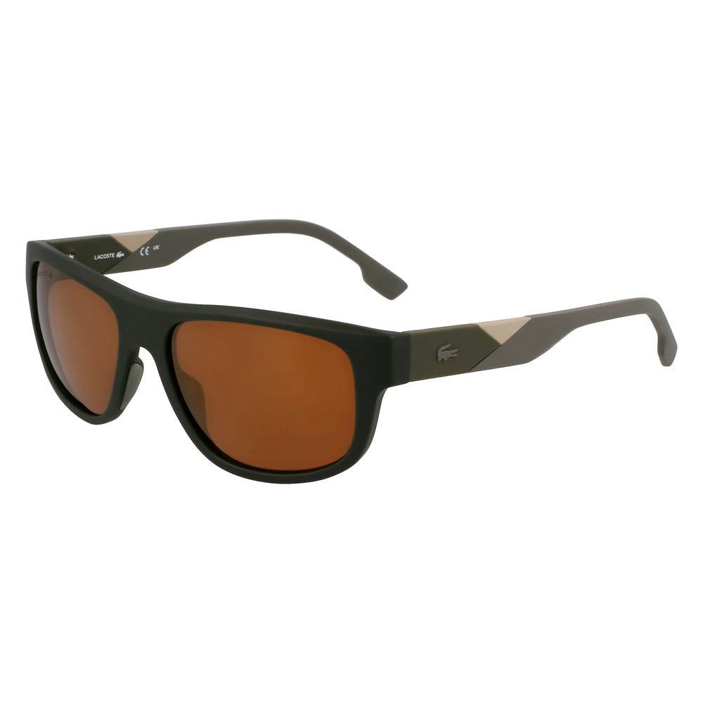 Lacoste brune, innsprøytede solbriller