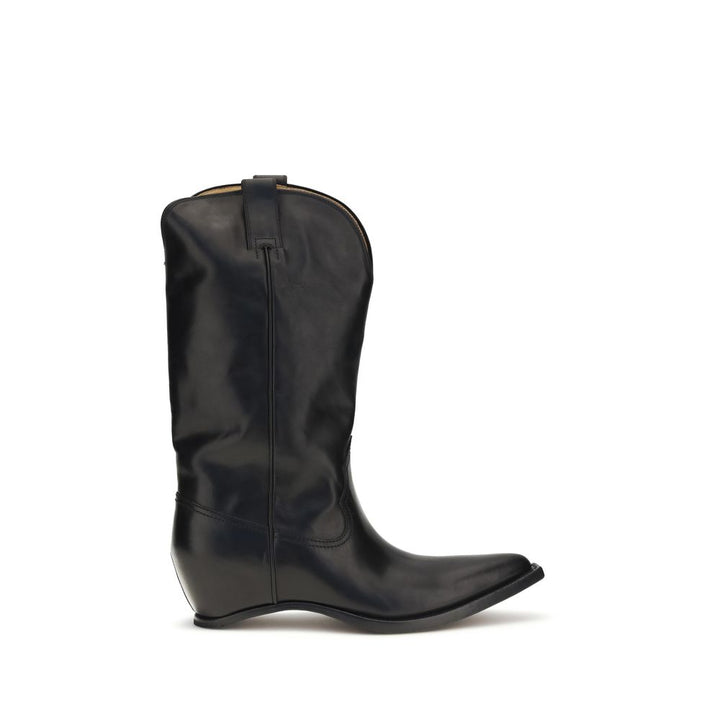 Maison Margiela Black Calf Leather Bos Taurus-støvler