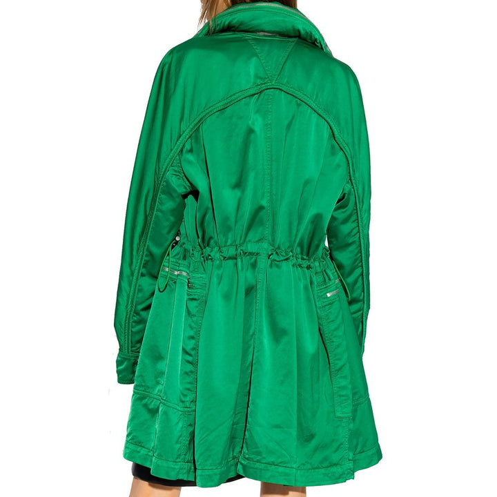 Bottega Veneta Bicolor-parkas i bomull