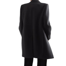 Saint Laurent Black Wool Coat