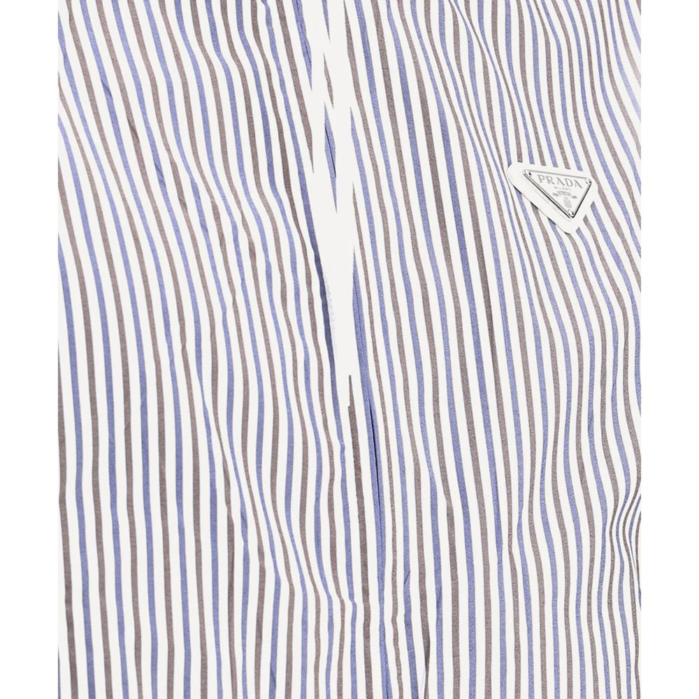 Bomber de poliamida azul Prada