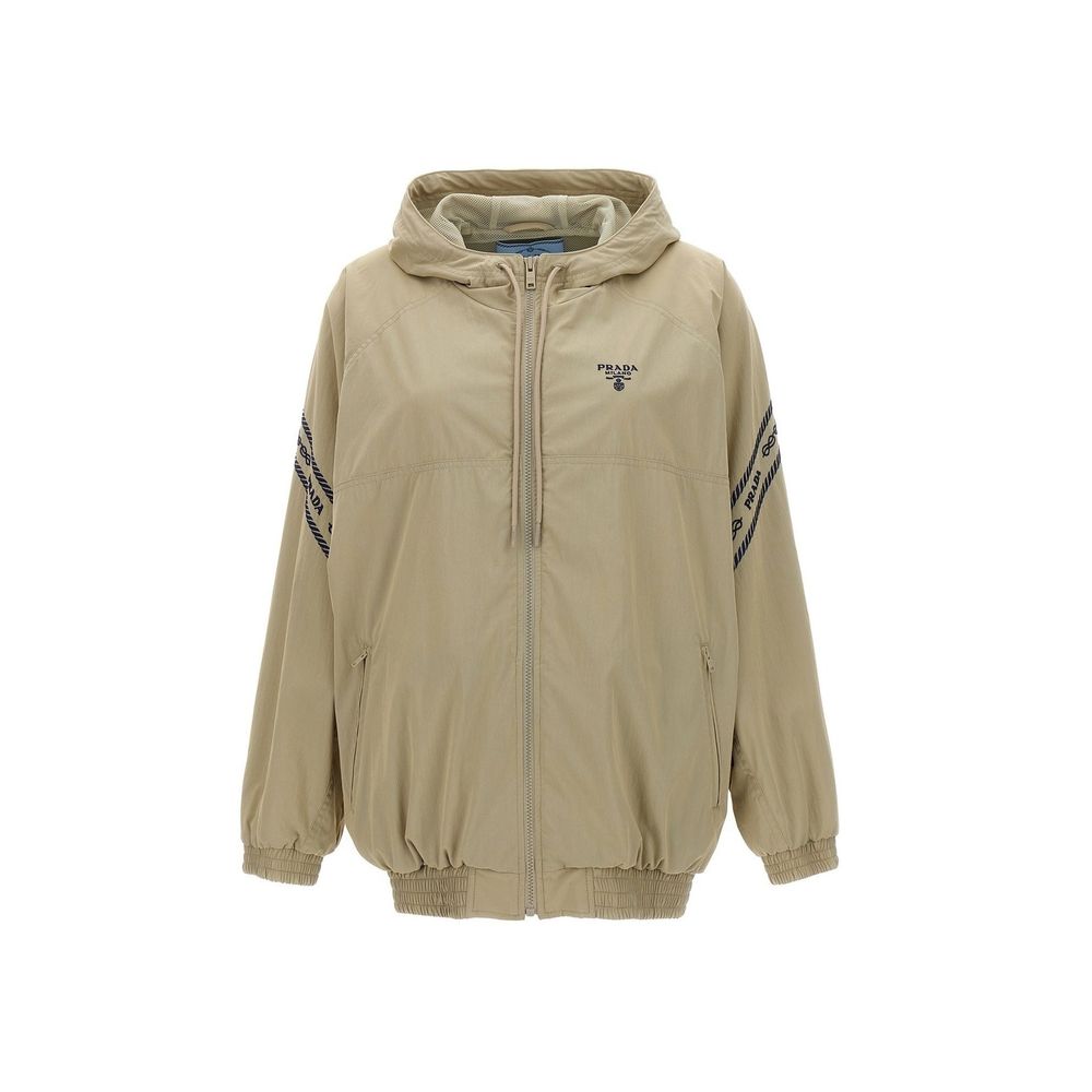 Chaqueta Prada de algodón beige