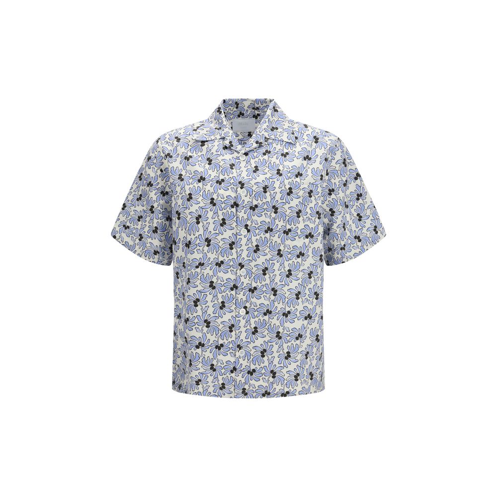 Camisa Prada de algodón con estampado multicolor