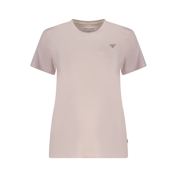 Guess Jeans Pink Cotton Women's T-Shirt