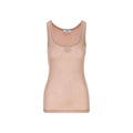 Tops sin mangas de seda multicolor Prada