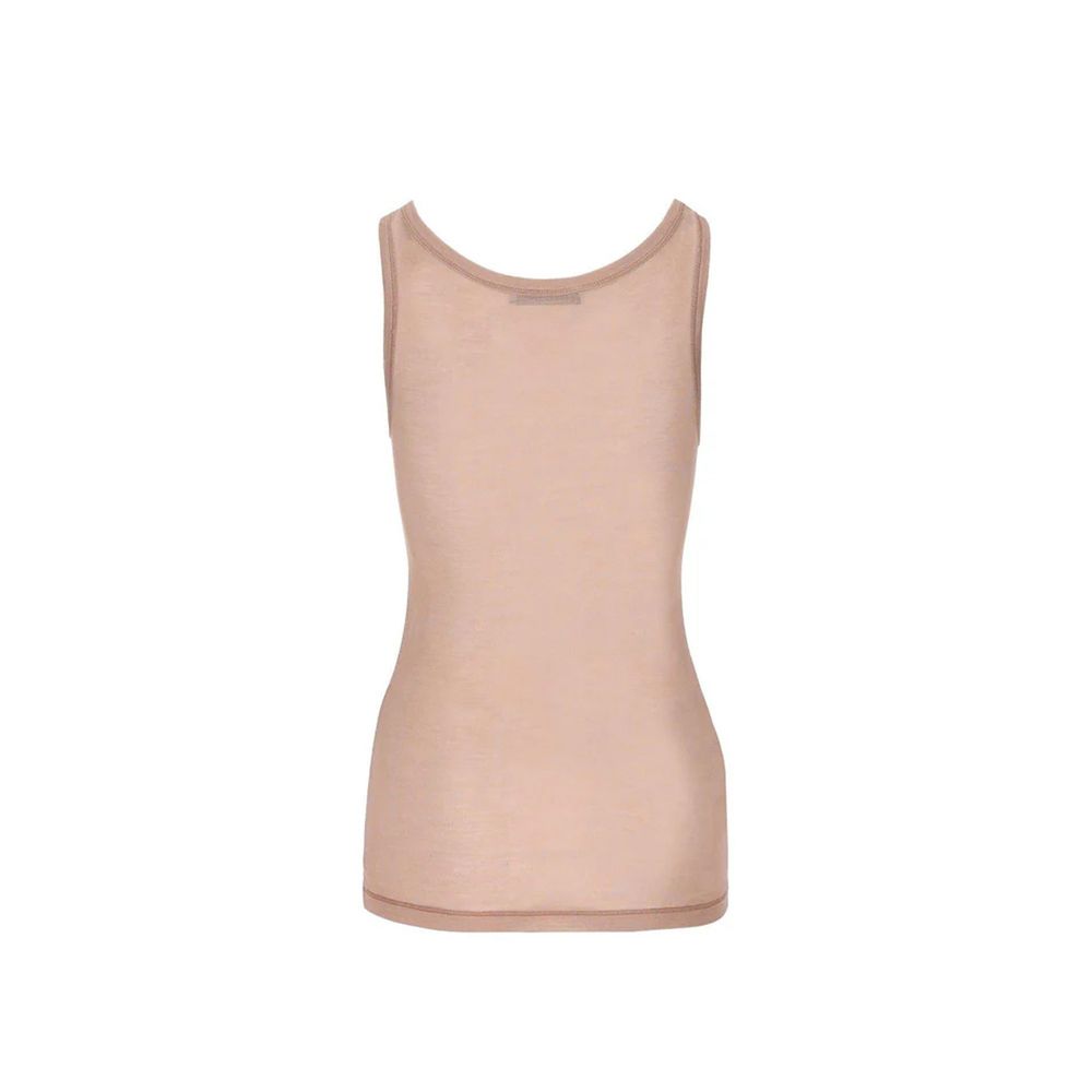 Tops sin mangas de seda multicolor Prada