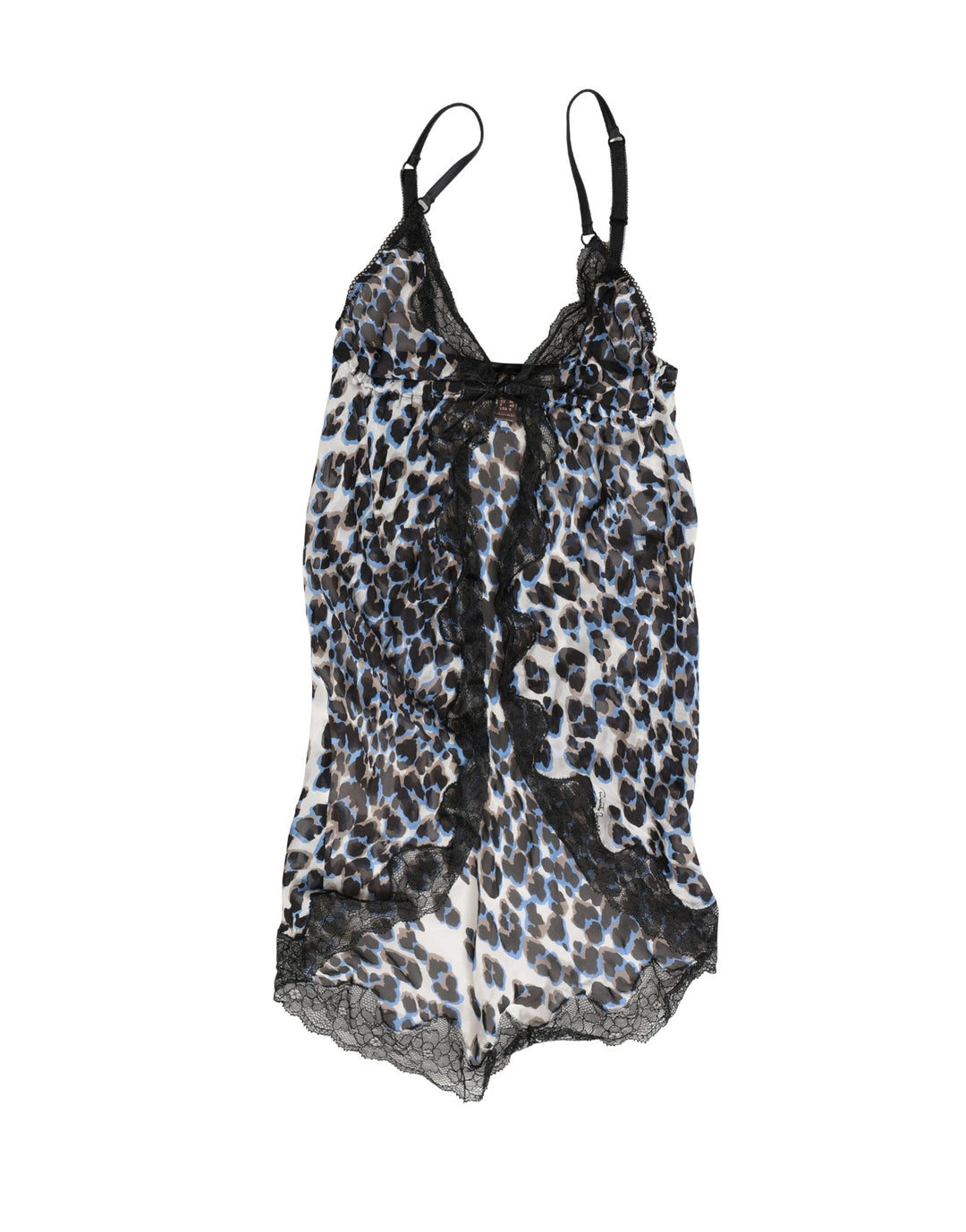 Roberto Cavalli Flerfarget Leopard Babydoll Undertøy