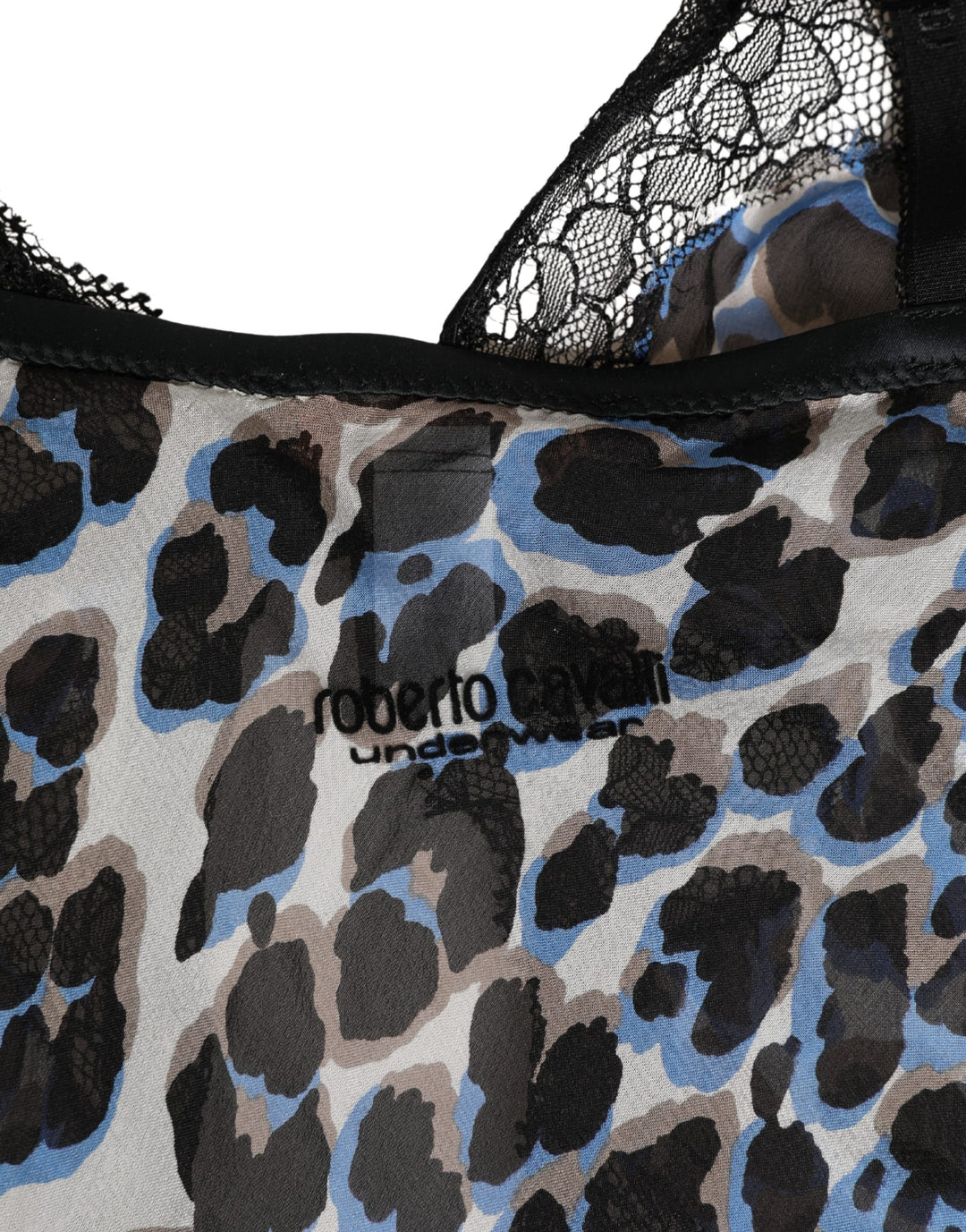 Roberto Cavalli Flerfarget Leopard Babydoll Undertøy