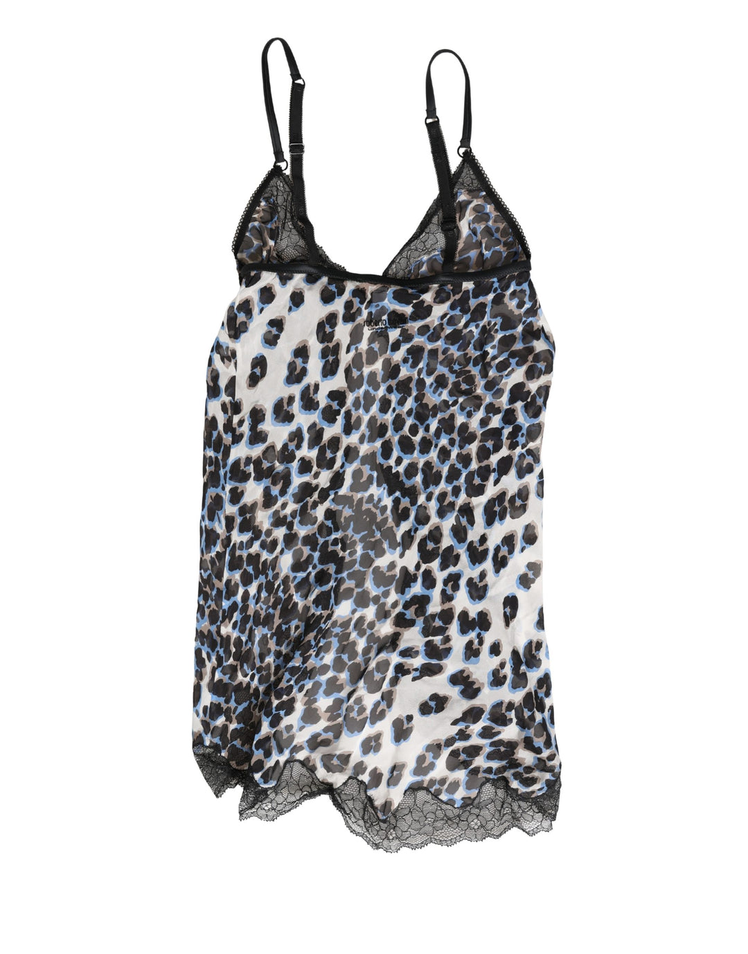 Roberto Cavalli Flerfarget Leopard Babydoll Undertøy