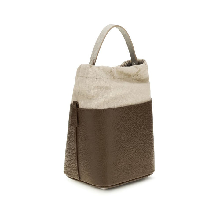 Maison Margiela Brun Kalveskinn Bos Taurus Bucketbag