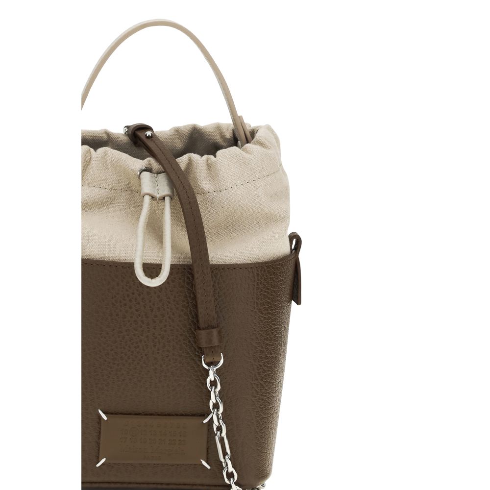Maison Margiela Brun Kalveskinn Bos Taurus Bucketbag