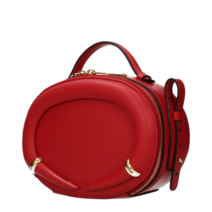 Roberto Cavalli rød skinnhåndveske