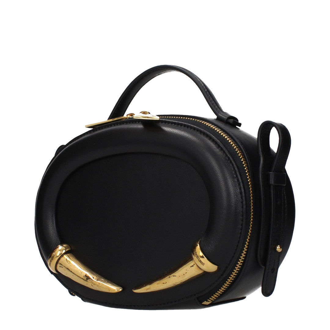 Roberto Cavalli Svart Skinnveske
