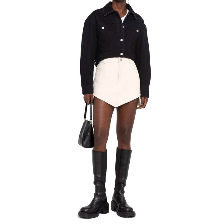 Alexander McQueen Svart Bomull Denimjakke