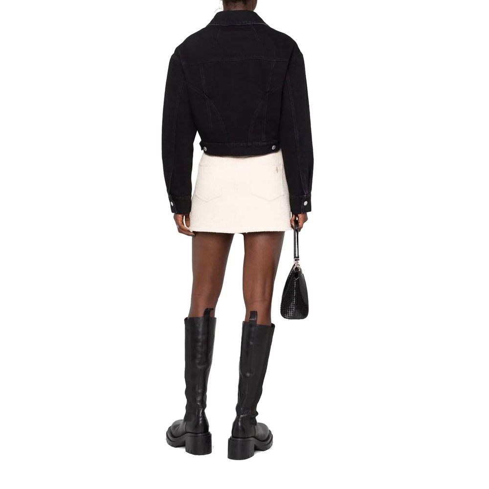 Alexander McQueen Svart Bomull Denimjakke