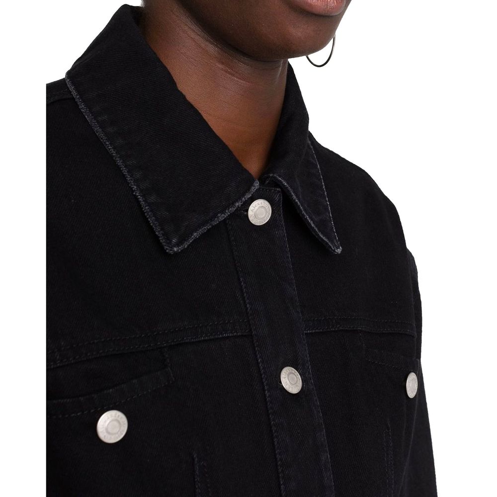 Alexander McQueen Svart Bomull Denimjakke