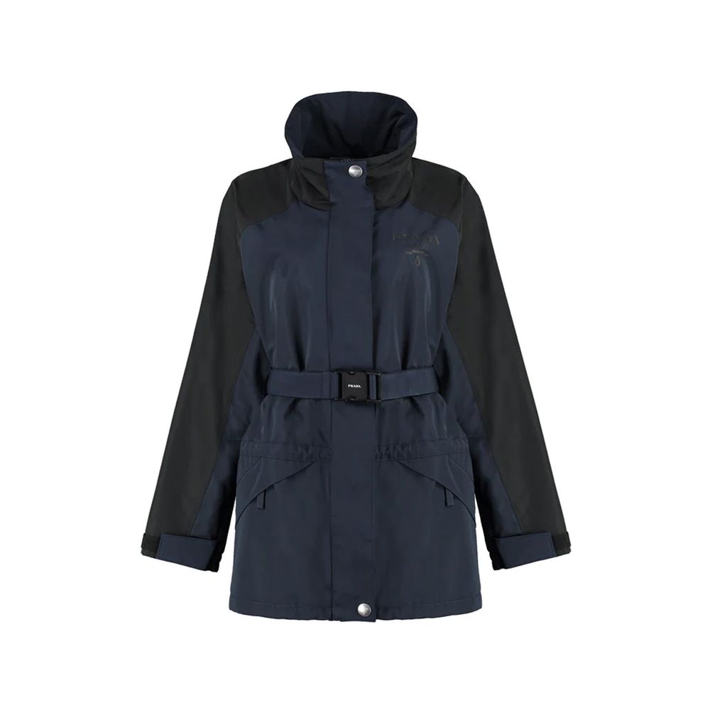 Chaqueta de Prada de nailon azul