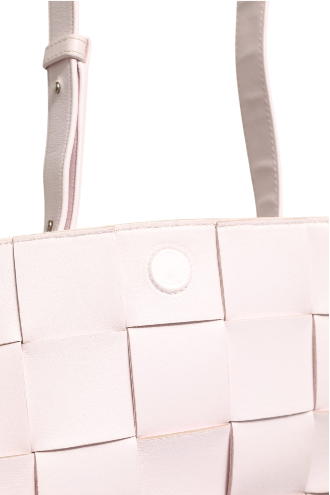 Bottega Veneta Pink Intrecciato Cassette Skulderveske