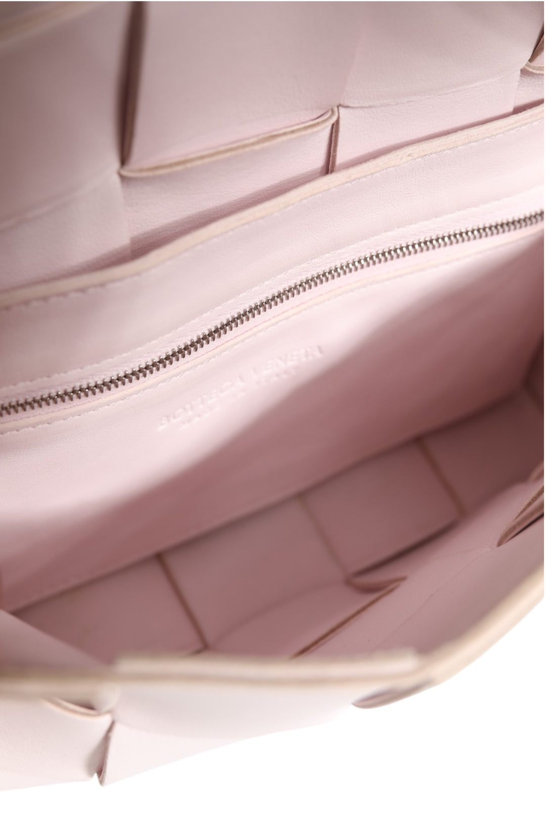 Bottega Veneta Pink Intrecciato Cassette Skulderveske