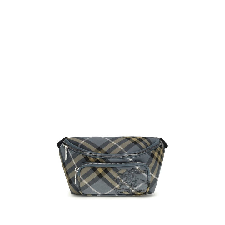 Burberry clutchveske i nylon med flerfargemønster