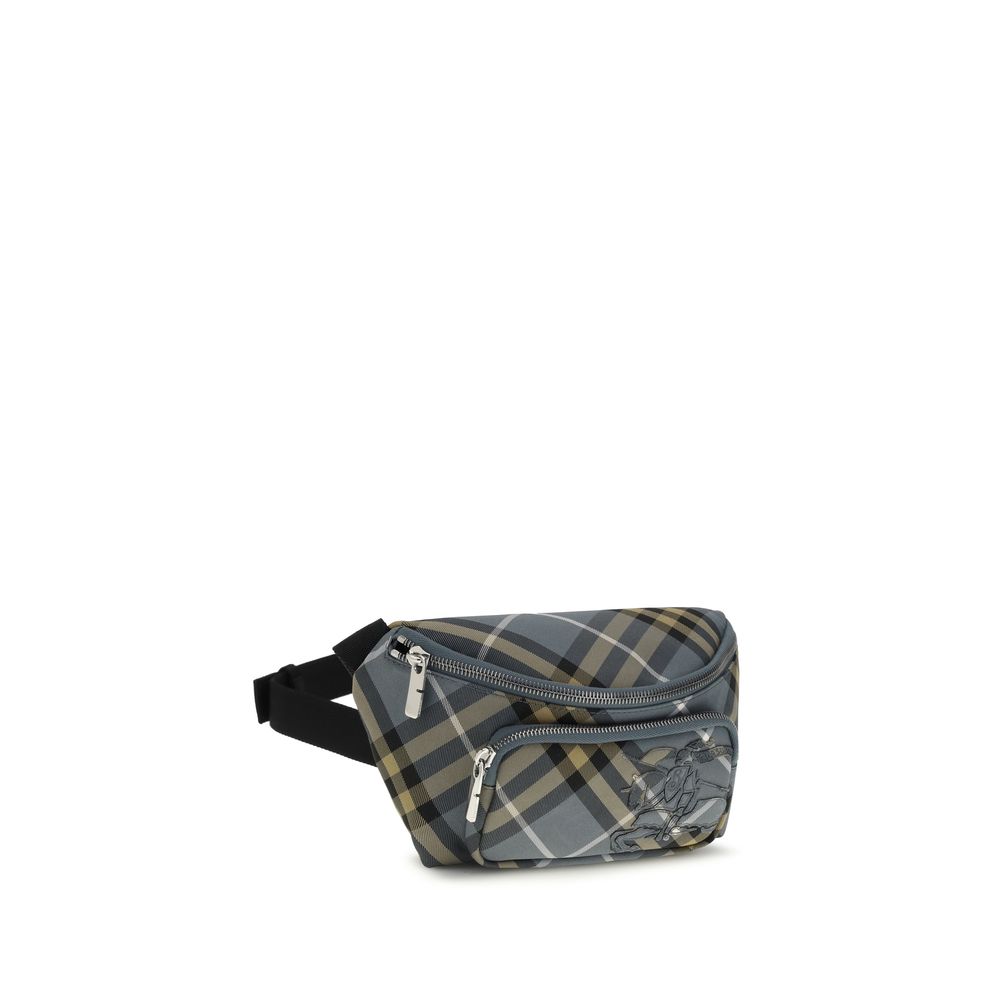 Burberry clutchveske i nylon med flerfargemønster