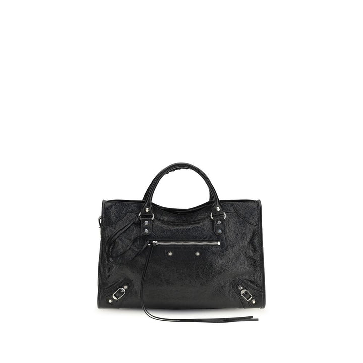 Balenciaga sort skulderremveske i lammeskinn fra Ovis Aries