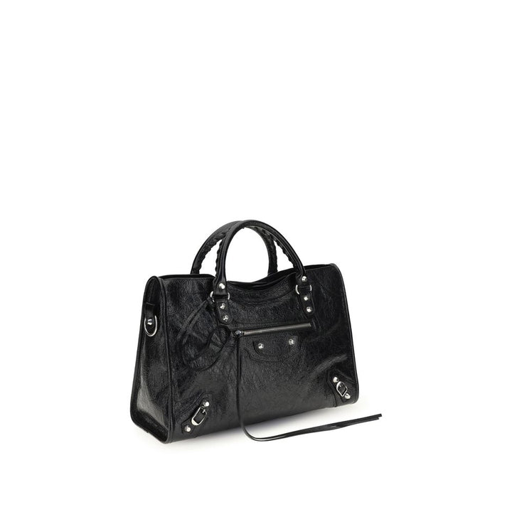 Balenciaga sort skulderremveske i lammeskinn fra Ovis Aries
