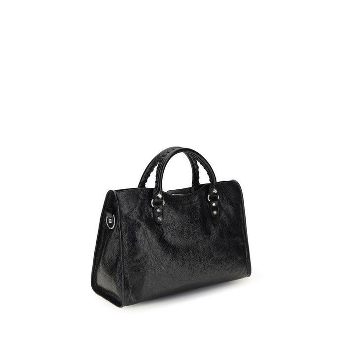 Balenciaga sort skulderremveske i lammeskinn fra Ovis Aries