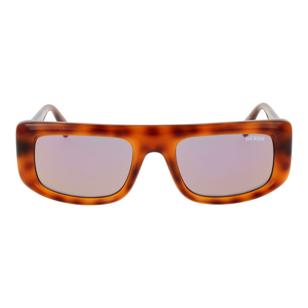 Gafas de sol de plástico Guess marrones