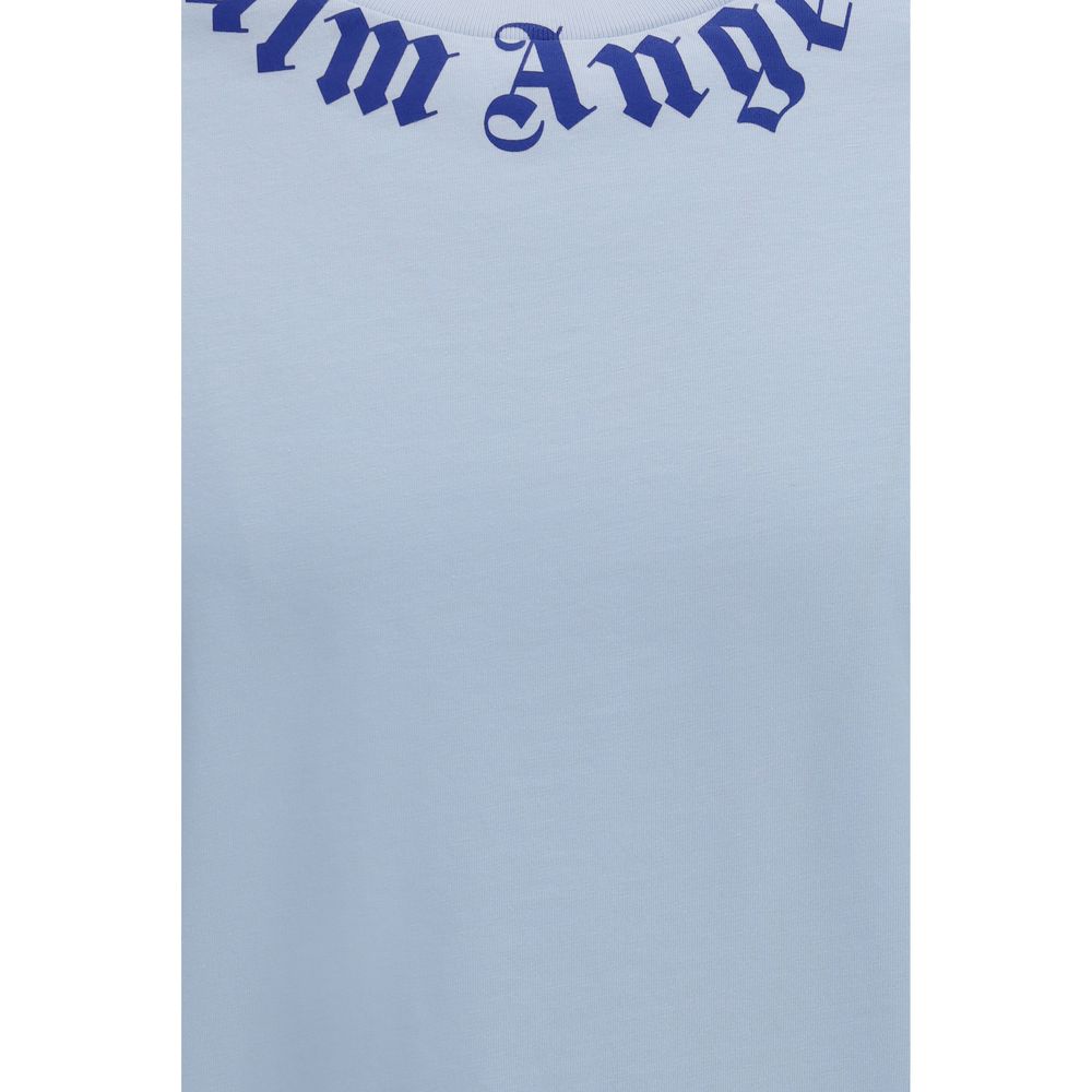 Palm Angels Blå Bomulls-T-skjorte