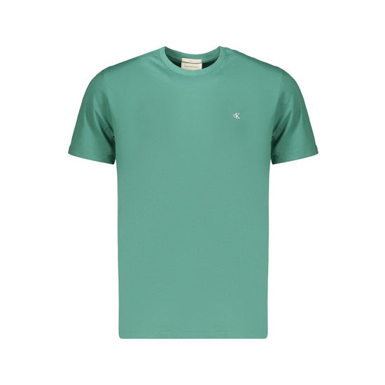Calvin Klein Green Cotton Mens T-Shirt