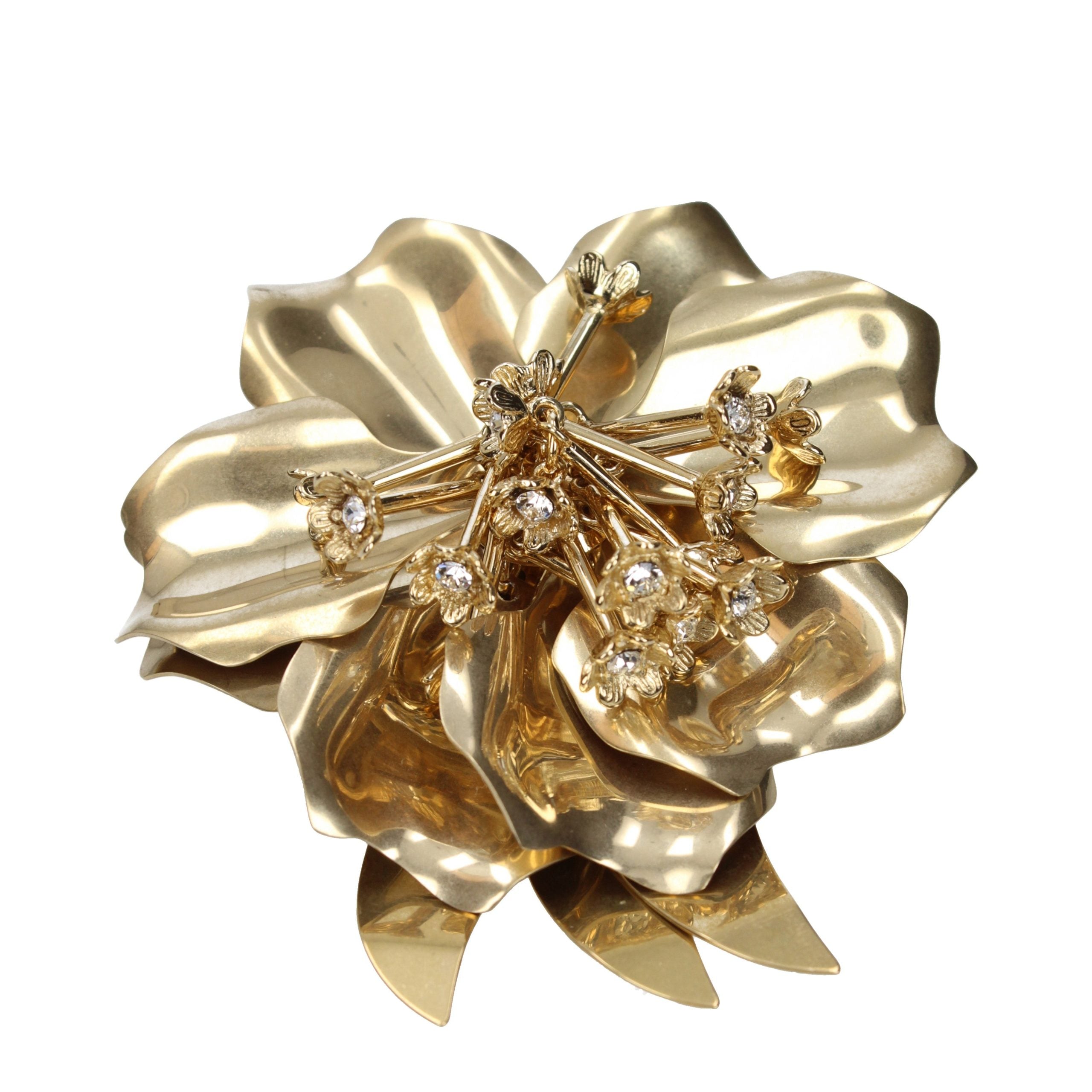 Gold Metal Broch