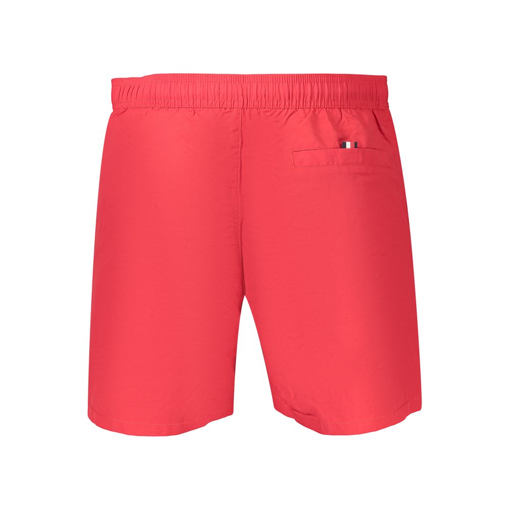 Tommy Hilfiger Rosso polyester badeshorts for menn